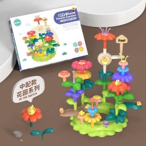 Đồ chơi xếp hình vườn hoa thông minh cho bé