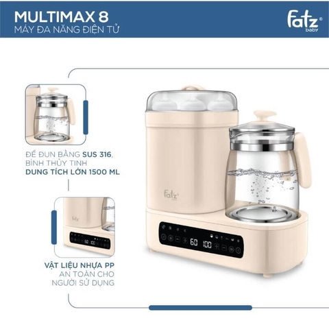 Máy đa năng điện tử FatzBaby Multimax 8 - FB9022BK