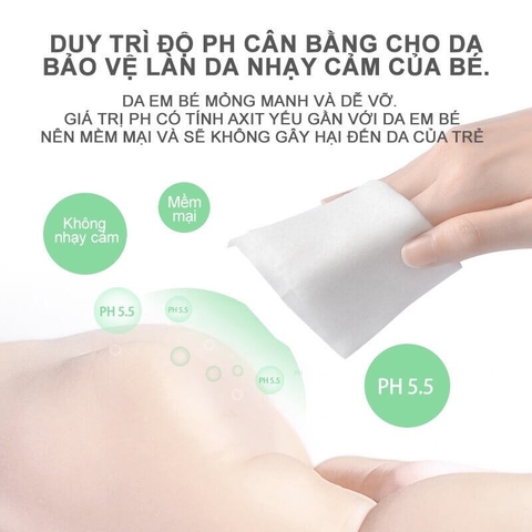 Khăn giấy ướt Bebeen - Gói nhỏ bỏ túi 25 tờ