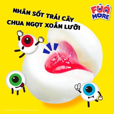 Kẹo dẻo hình con mắt hương vị trái cây Funmore