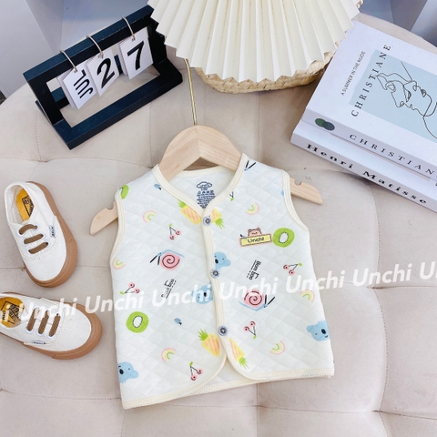 Áo gile Unchi phong cách Hàn Quốc cho bé từ 4 đến 12kg