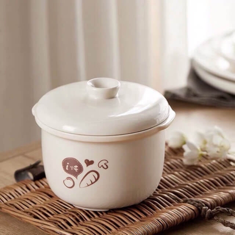 Thố sứ dự phòng nồi Bear 0,8L