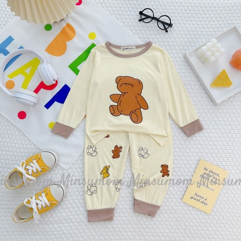 Bộ dài tay thun lạnh Minsumom