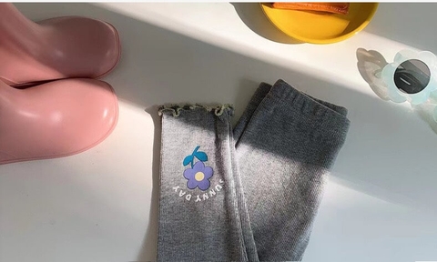 Quần legging cotton cho bé gái mùa thu