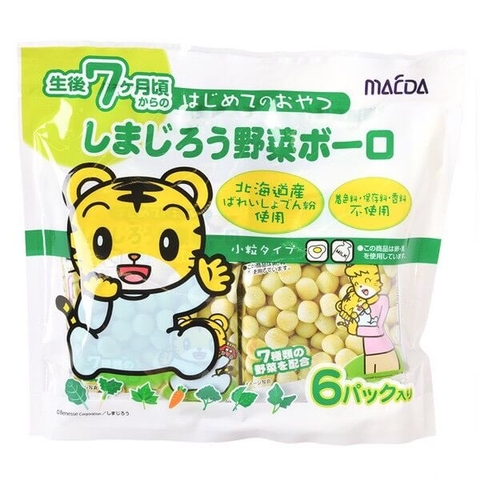 Bánh men bi Macda nhập khẩu Nhật Bản cho bé từ 7 tháng