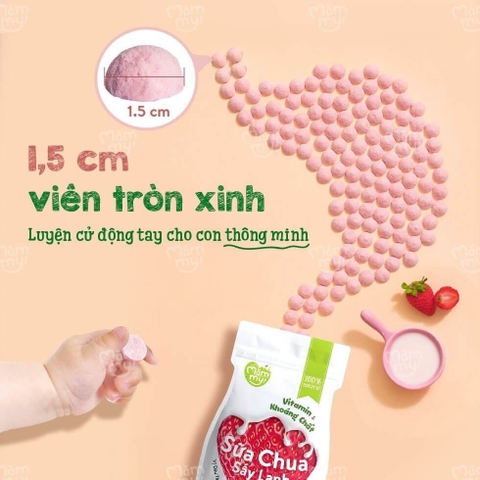 Sữa chua sấy lạnh Mămmy 5 vị