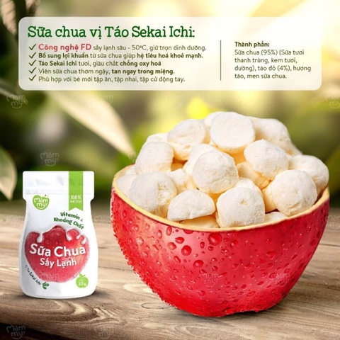 Sữa chua sấy lạnh Mămmy 5 vị