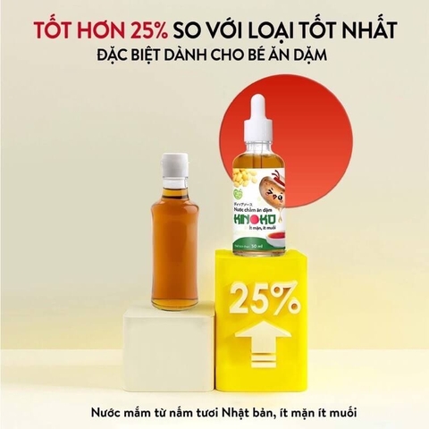 Nước mắm làm từ nấm tươi Kinoko Mămmy 50ML