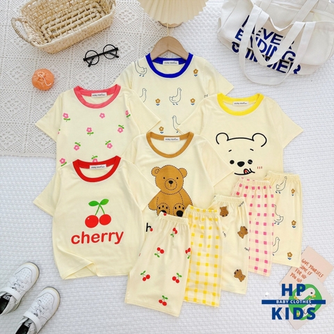 Bộ lửng viền màu Minkymom bé từ 7-27kg