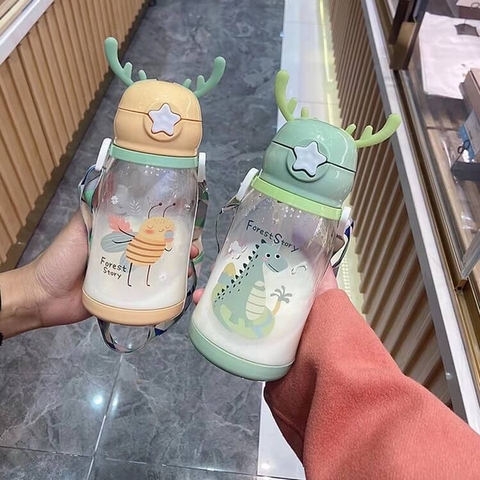 Bình nước sừng hươu nút sao 500ml