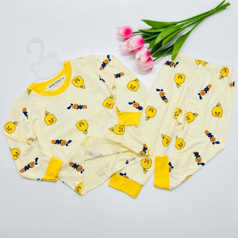 Bộ thun lạnh Minly Baby in hình toàn thân