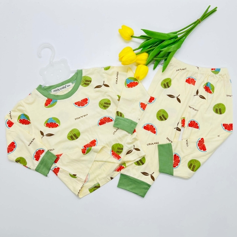 Bộ thun lạnh Minly Baby in hình toàn thân