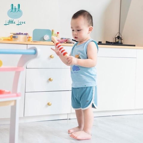 Áo ba lỗ chất cotton mềm mát cho bé