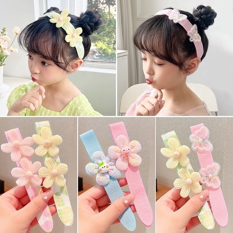 Băng đô dán tóc nhiều kiểu nhiều họa tiết xinh xắn