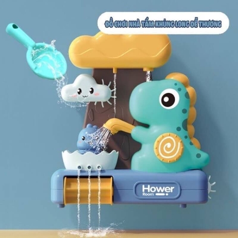 Đồ chơi nhà tắm hình khủng long phun nước