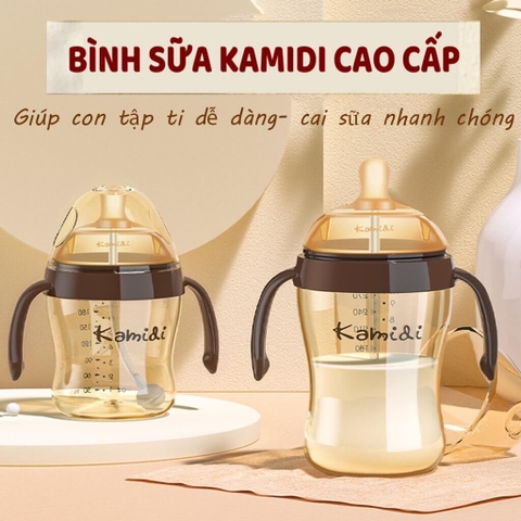 Bình sữa Kamidi nhựa PPSU cao cấp
