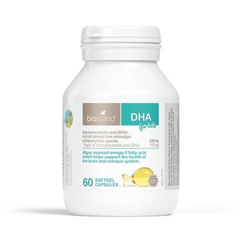 Viên uống DHA Kid Bioisland 60 viên cho bé