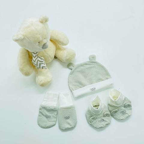Set quà tặng 7 món màu xanh NB Nous cho bé sơ sinh