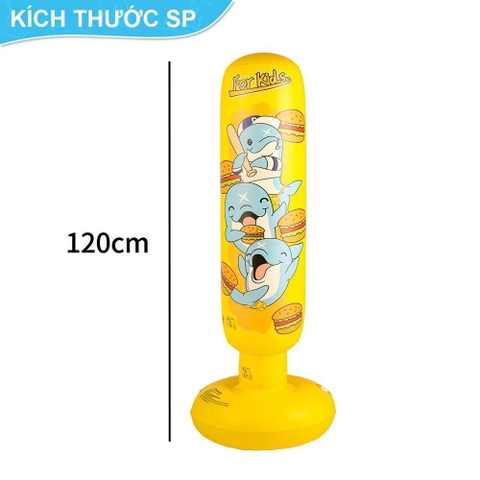 Bao cát boxing tập võ đấm bốc bằng hơi rèn phản xạ cho bé