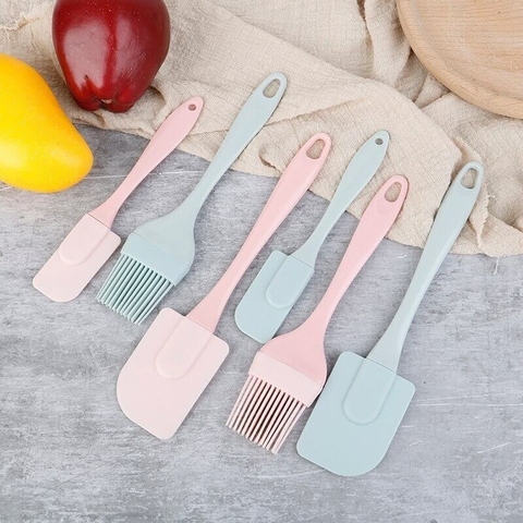 Bộ phới silicon 3 chi tiết làm bánh tiện lợi
