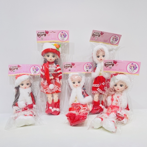 Búp bê hóa trang giáng sinh noel cho bé