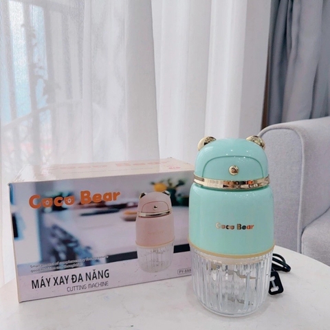 Máy xay ăn dặm Cocobear 8 lưỡi hình gấu