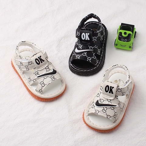 Sandal tập đi GD có kèn cho bé