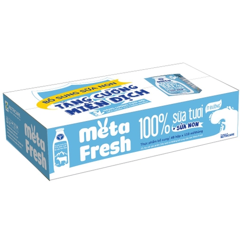 Sữa tươi Nutricare Meta Fresh ít đường