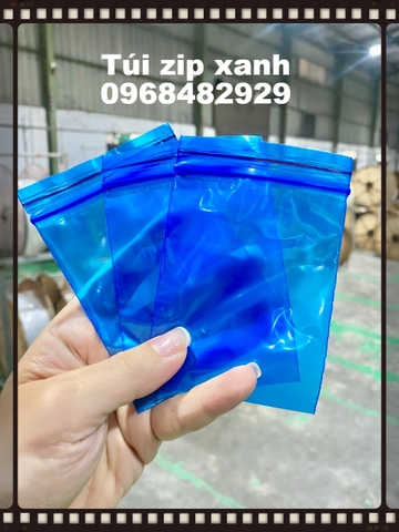 TÚI ZIP THUỐC LÀO XANH KHÔNG IN