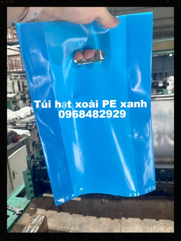 TÚI HẠT XOÀI PE XANH DƯƠNG