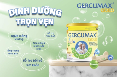 Tìm hiểu công dụng tuyệt vời của Gercumax Gold