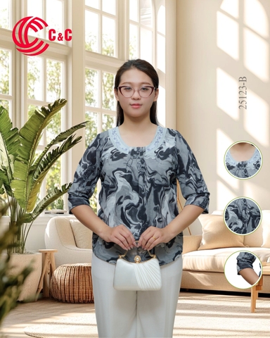 25123 - Họa Tiết Vân Cẩm Thạch Thanh Lịch Trẻ Trung