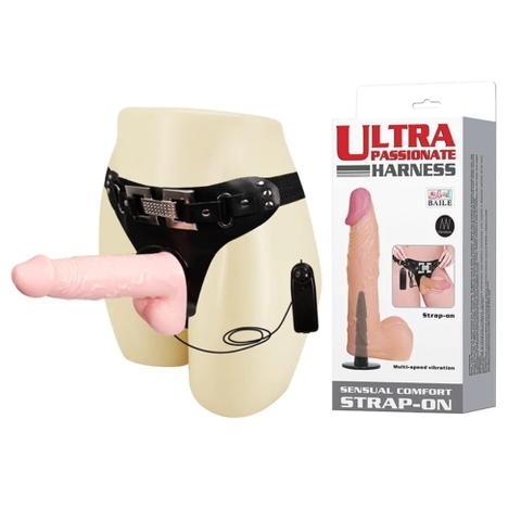 Dương vật giả có dây đeo Baile Ultra Passionate Harness đặc
