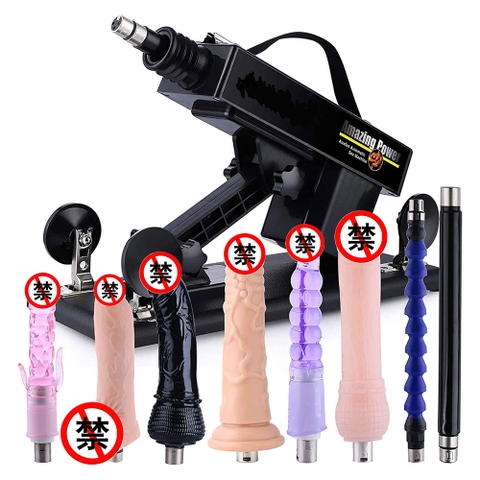 Dương vật giả Amazing Power súng máy 8 đầu đa năng chính hãng