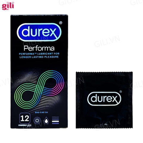 Bao cao su Durex Performa hộp 12 chiếc kéo dài thời gian chính hãng