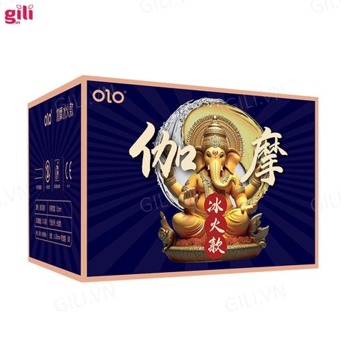Bao cao su Olo Gama Voi Xanh kéo dài thời gian hộp 10 chiếc chính hãng