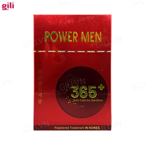 Bao cao su gia đình Powermen 365 hộp 99 chiếc chính hãng