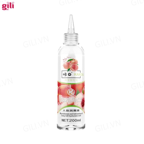 Gel bôi trơn gốc nước Kakou hương Đào 200ml chính hãng