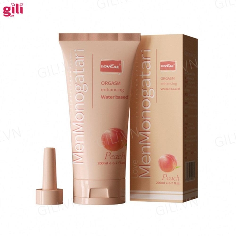 Gel bôi trơn hậu môn Lovcave Monogatari hương Đào 200ml chính hãng