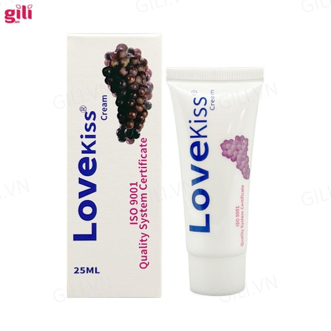 Gel bôi trơn hương nho Love Kiss chai 25ml chính hãng