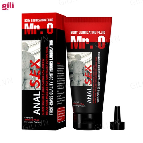 Gel bôi trơn hậu môn Mr. O Body Lubricating Fluid 200ml chính hãng