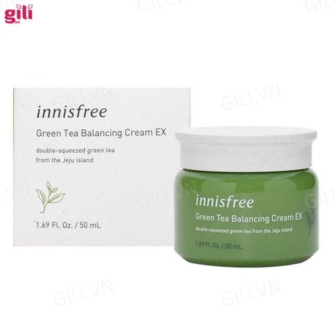 Kem dưỡng Innisfree Trà Xanh Balancing Cream 50ml chính hãng