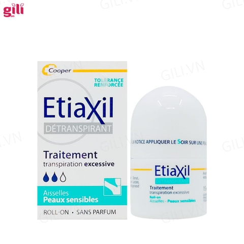 Lăn Khử Mùi Etiaxil Detranspirant Peaux Sensibles 15ml Chính Hãng