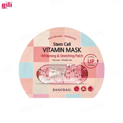 Mặt nạ Banobagi Stem Cell Whitening & Stretching Patch set 10 miếng chính hãng