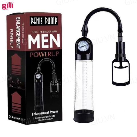 Máy tập tăng kích thước dương vật Penis Pump đồng hồ chính hãng