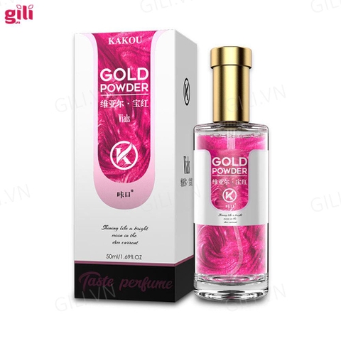 Nước Hoa Tăng Khoái Cảm Kakou Gold Powder Vials 50ml – Nữ Hồng