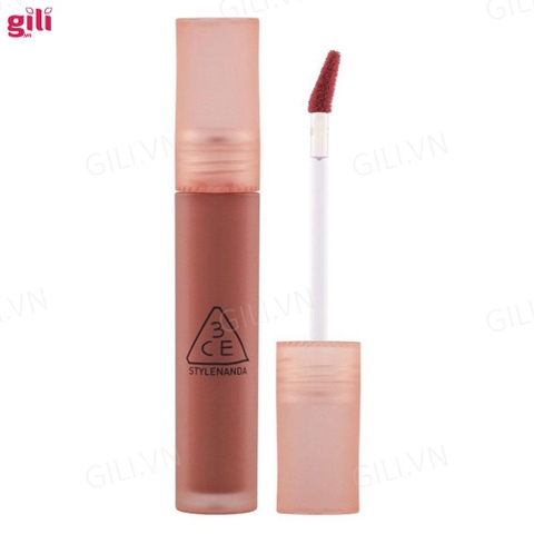 Son kem 3CE Blur Water Tint Laydown 4.6g - hồng đào trầm chính hãng.