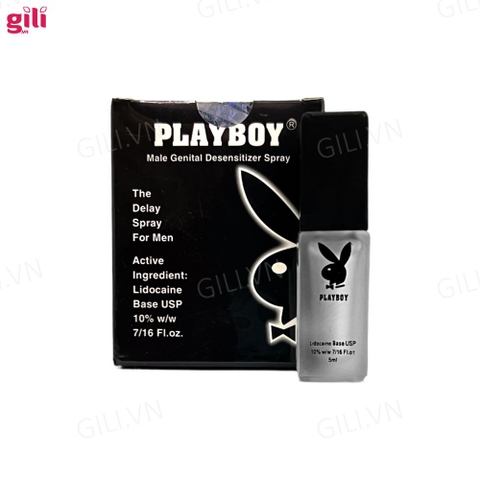 Xịt chống xuất tinh sớm Playboy Đen 5ml chính hãng