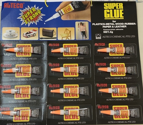 Keo dán sắt Alteco(12 tuýp/vĩ)