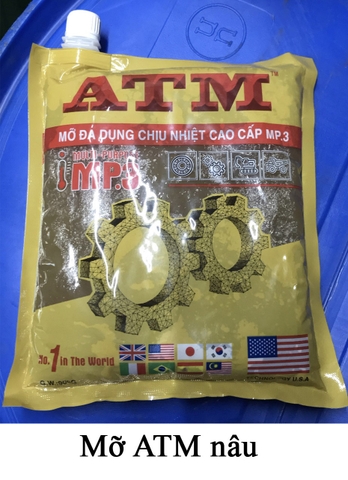 Mỡ bò ATM nâu (bịch 900g)